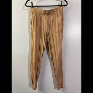 Beige/Khaki Drawstring Joggers